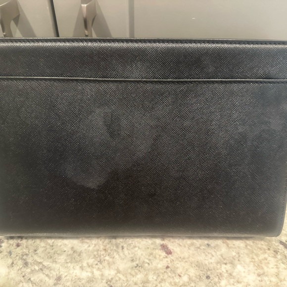 Burberry Black Leather Wristlet - Picture 4 of 12